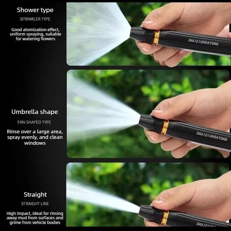 🔥High-Pressure Car Wash Water Gun Booster Nozzle Garden & Auto Dual Use Power