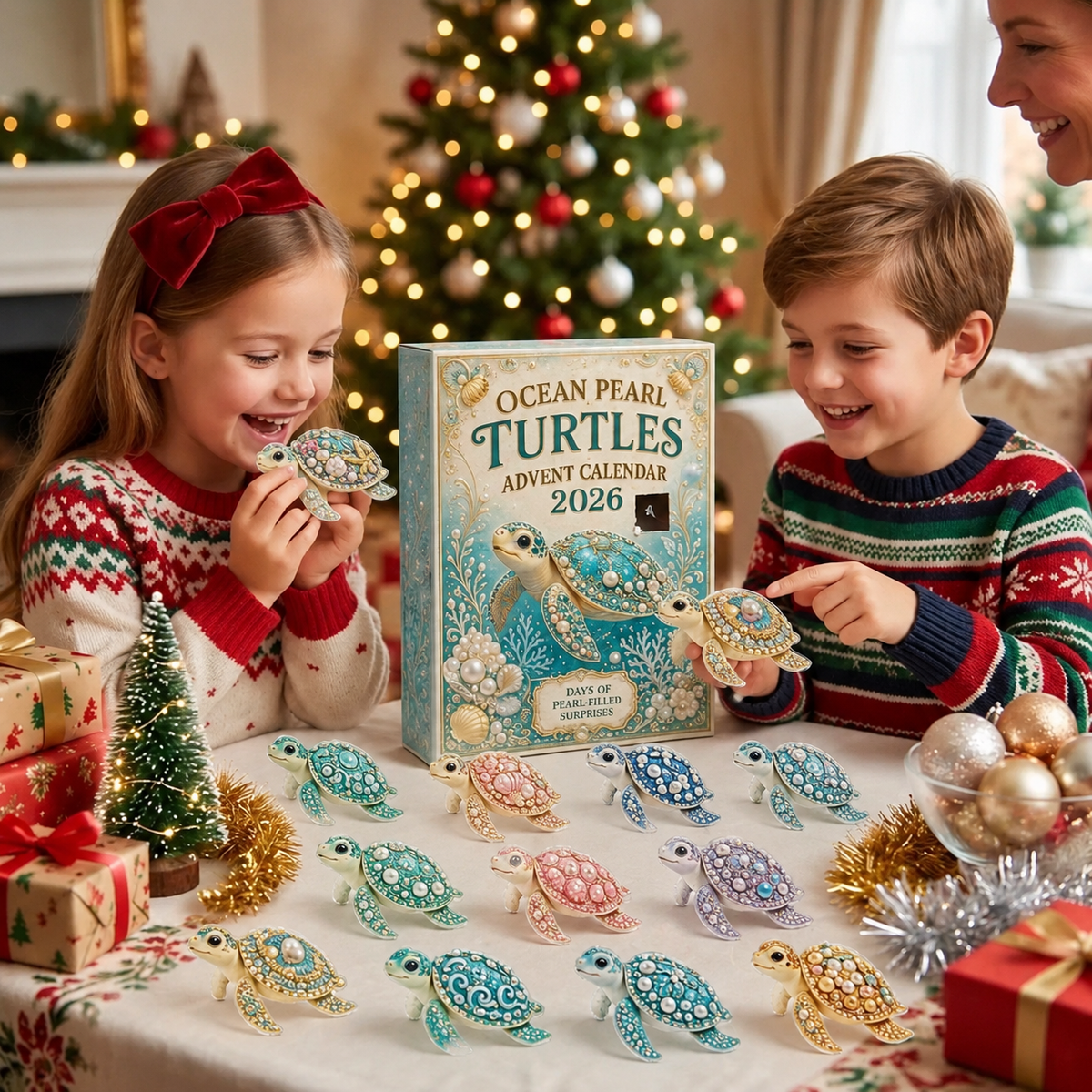 🐢 Ocean Pearl Turtles Advent Calendar 2026
