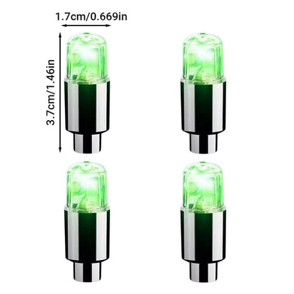 Waterproof LED Tire Valve Cap Light