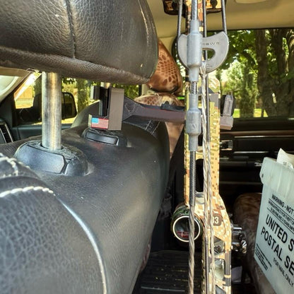 Twist-On 2.0 “XL” – Nearly Universal Bow Hanger for Trucks & SUVs - Printed from ASA will not melt/warp– Spacer Ring Included | 20% Stronger | Quick No-Tool Install