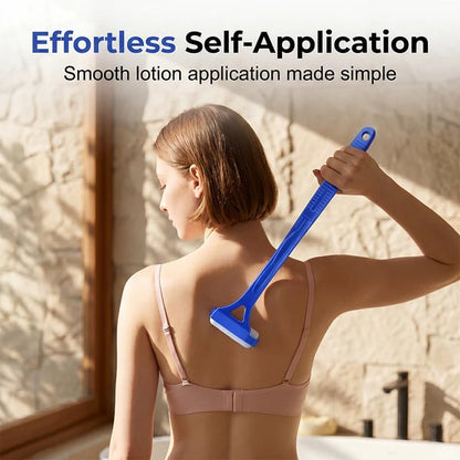 🧴✨Long Reach Back Applicator Roller – Smooth glide, curved ergonomic handle. Apply lotion & sunscreen to every spot – no twisting, no stretching! 🌀💪