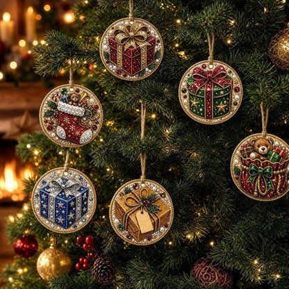 🎄Christmas DIY Diamond Painting Ornaments Kit (6 PCS)🎅