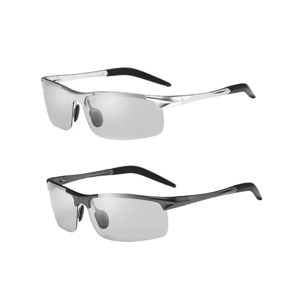 New-Photochromic Sunglasses with Anti-glare Polarized Lens