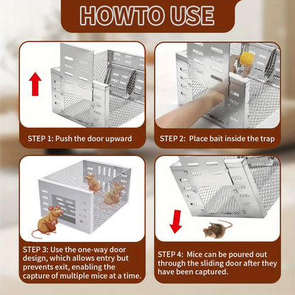 Stainless Steel Automatic Mousetrap