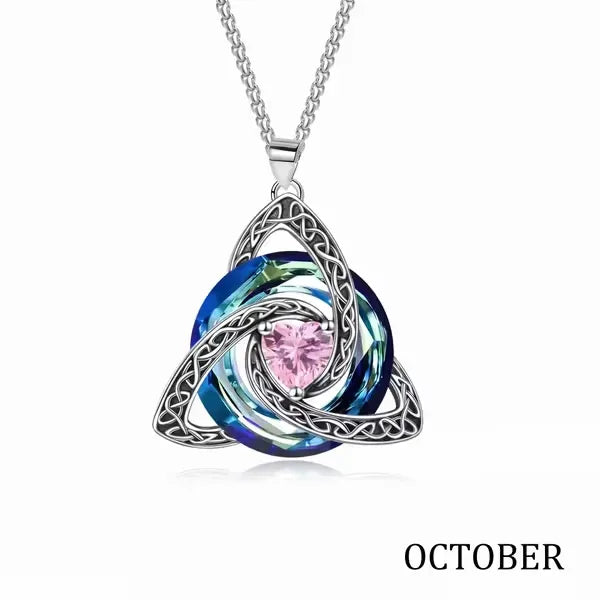 💝Birthstone Celtic Knot Necklace for Women