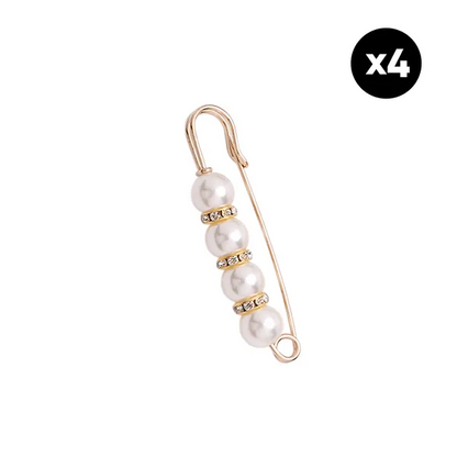 🔥Fancy Rhinestones Pearls Safety Pin Brooch