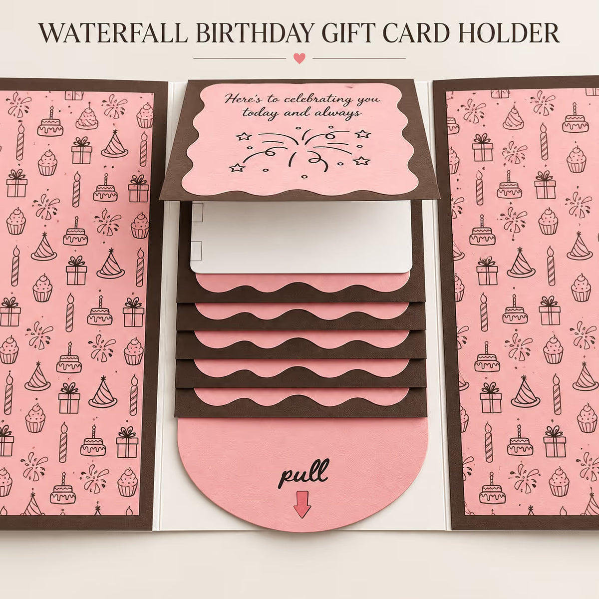2026 New 🎅💳 Waterfall Christmas Gift Card Booklet ✨