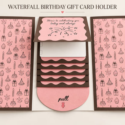 2026 New 🎅💳 Waterfall Christmas Gift Card Booklet ✨