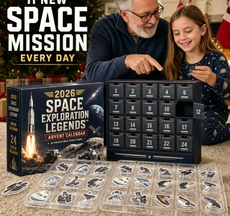 2026 Space Exploration Legends Advent Calendar – 24 Days of Space Missions, 24 Collectible Surprises